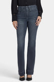 NYDJ Barbara Bootcut Jeans With High Rise And Double-Button Waistband - Graphite Hill