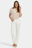 NYDJ Marilyn Straight Jeans  - Winter White
