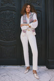 NYDJ Marilyn Straight Jeans  - Winter White