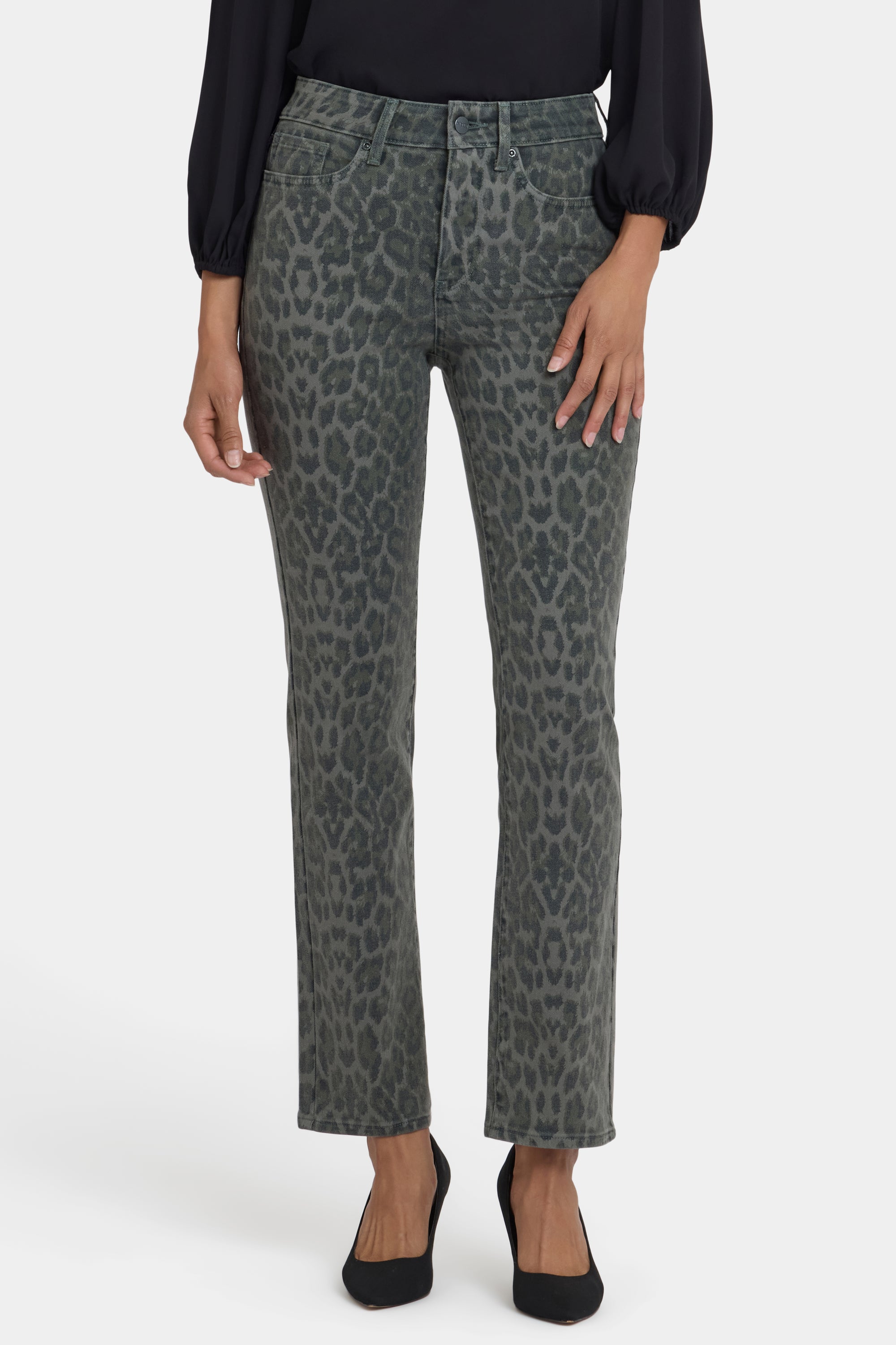 NYDJ Marilyn Straight Jeans With High Rise And 31