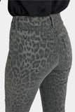 NYDJ Marilyn Straight Jeans With High Rise And 31" Inseam - Vine Leaf Leopard