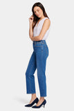 NYDJ Bailey Relaxed Straight Ankle Jeans With High Rise And Square Pockets - Rockford