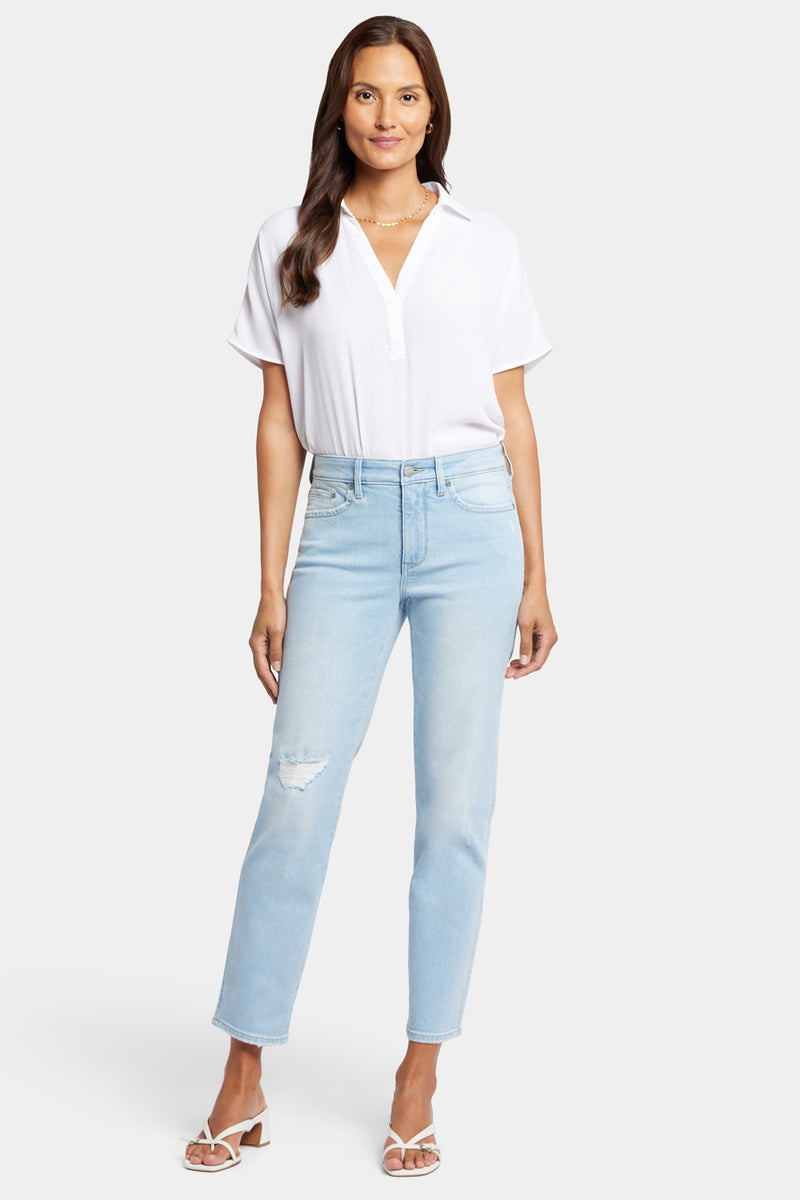 Stella Tapered Ankle Jeans - Estrella Blue 