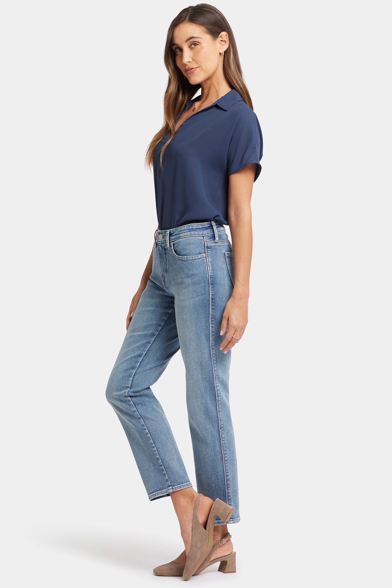 NYDJ Stella Tapered Ankle Jeans  - Indigo Stream