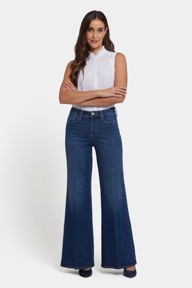 NYDJ Mia Palazzo Jeans With High Rise - Vintage Lapis