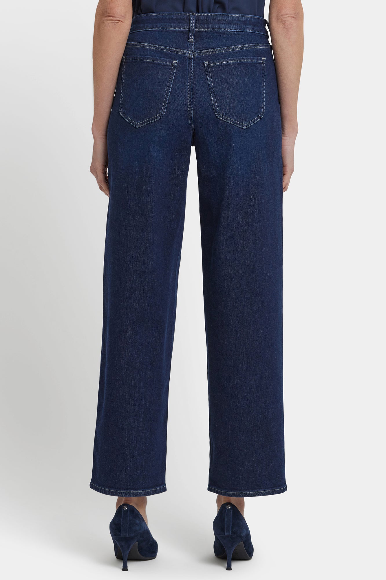 NYDJ Jemma Barrel Jeans With High Rise - Midnight Breeze