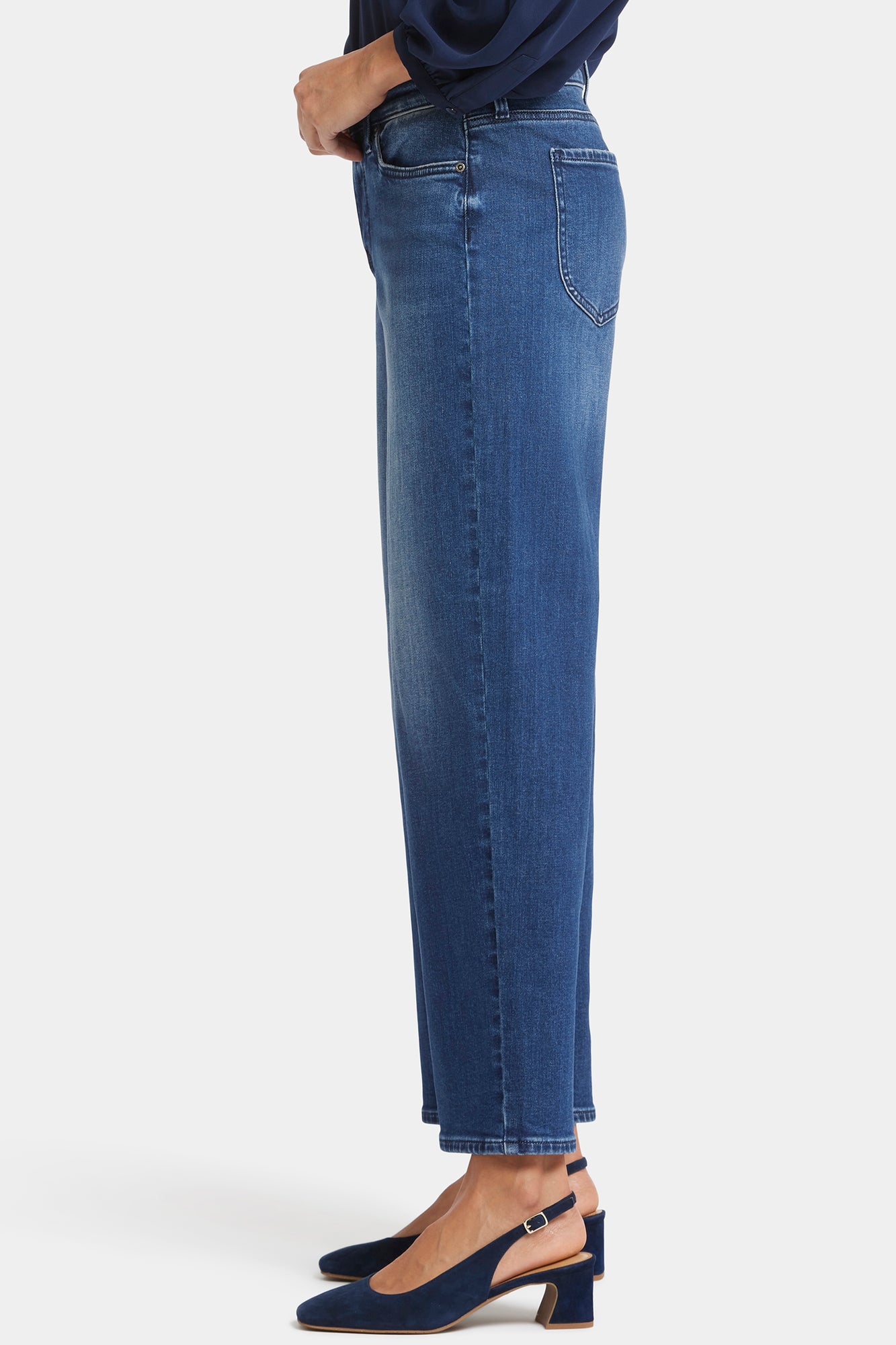 NYDJ Jemma Barrel Jeans With High Rise - Moonlight