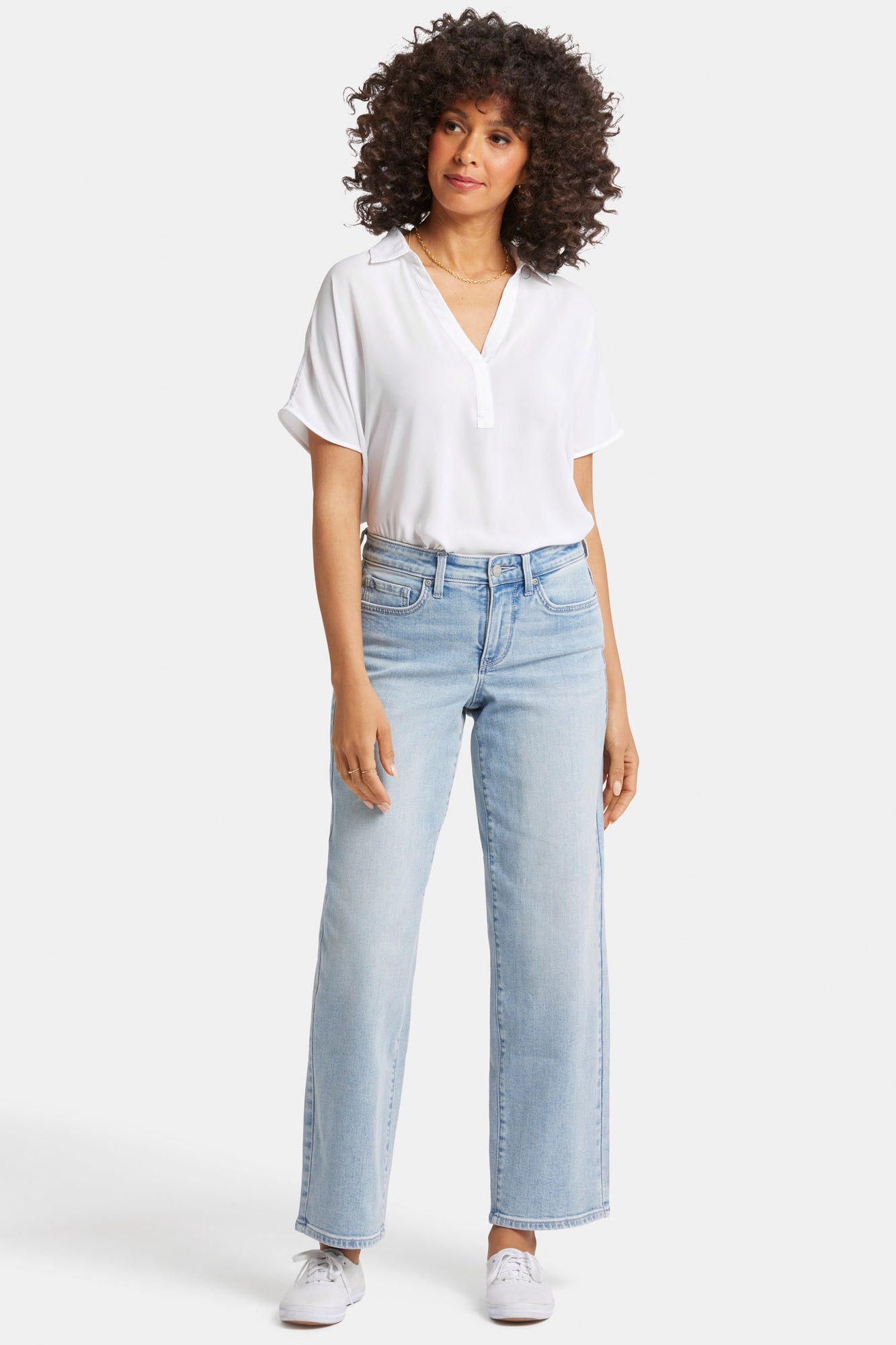 NYDJ Jemma Barrel Jeans With High Rise - Misty Ridge