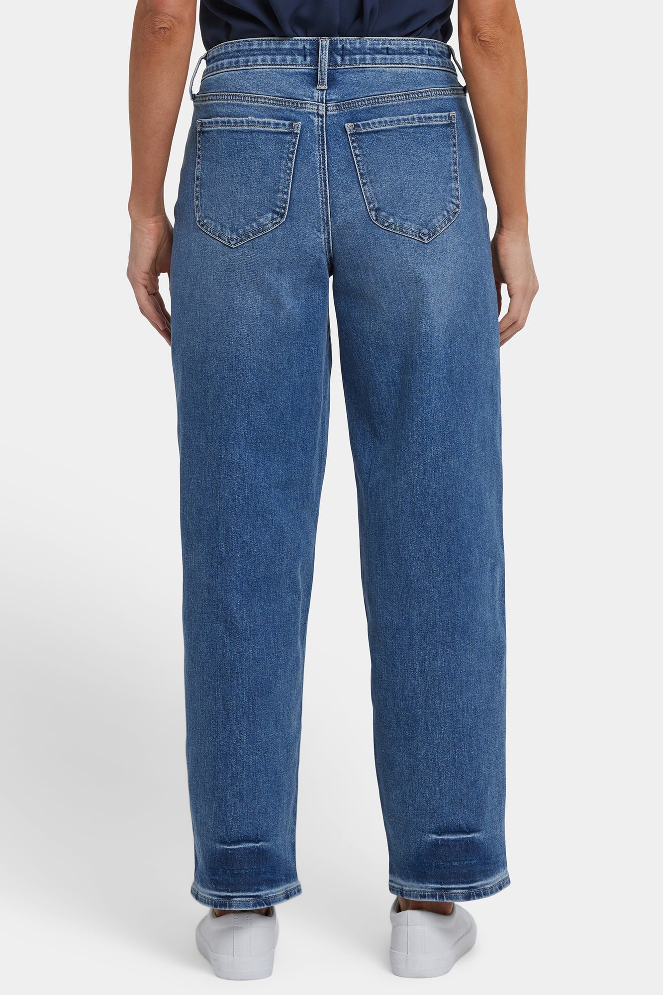 NYDJ Jemma Barrel Jeans With High Rise - Rainbow Blue