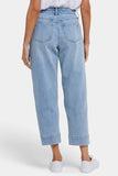 NYDJ Balloon Ankle Jeans With Drop Waist And Pleats - Santiago Sea