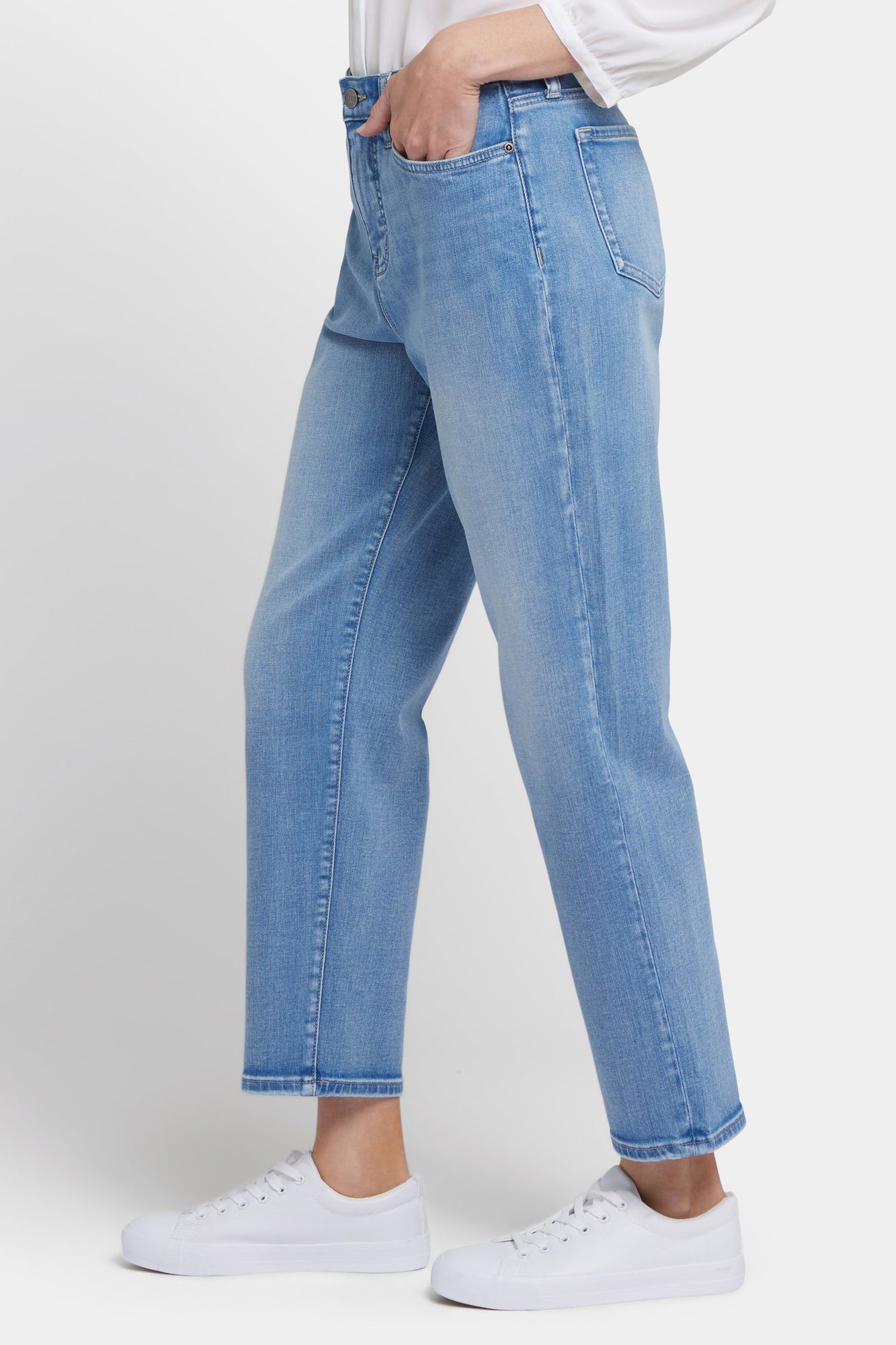 NYDJ Boyfriend Jeans With Super High Rise - Blue Valley