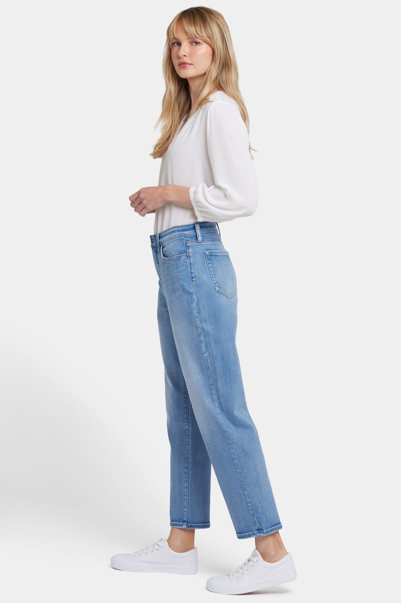 NYDJ Boyfriend Jeans With Super High Rise - Blue Valley