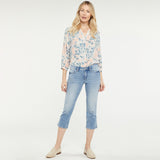 NYDJ Chloe Capri Jeans With Side Slits - Quinta