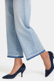 NYDJ Teresa Wide Leg Ankle Jeans With Released Hems - Misty Ridge