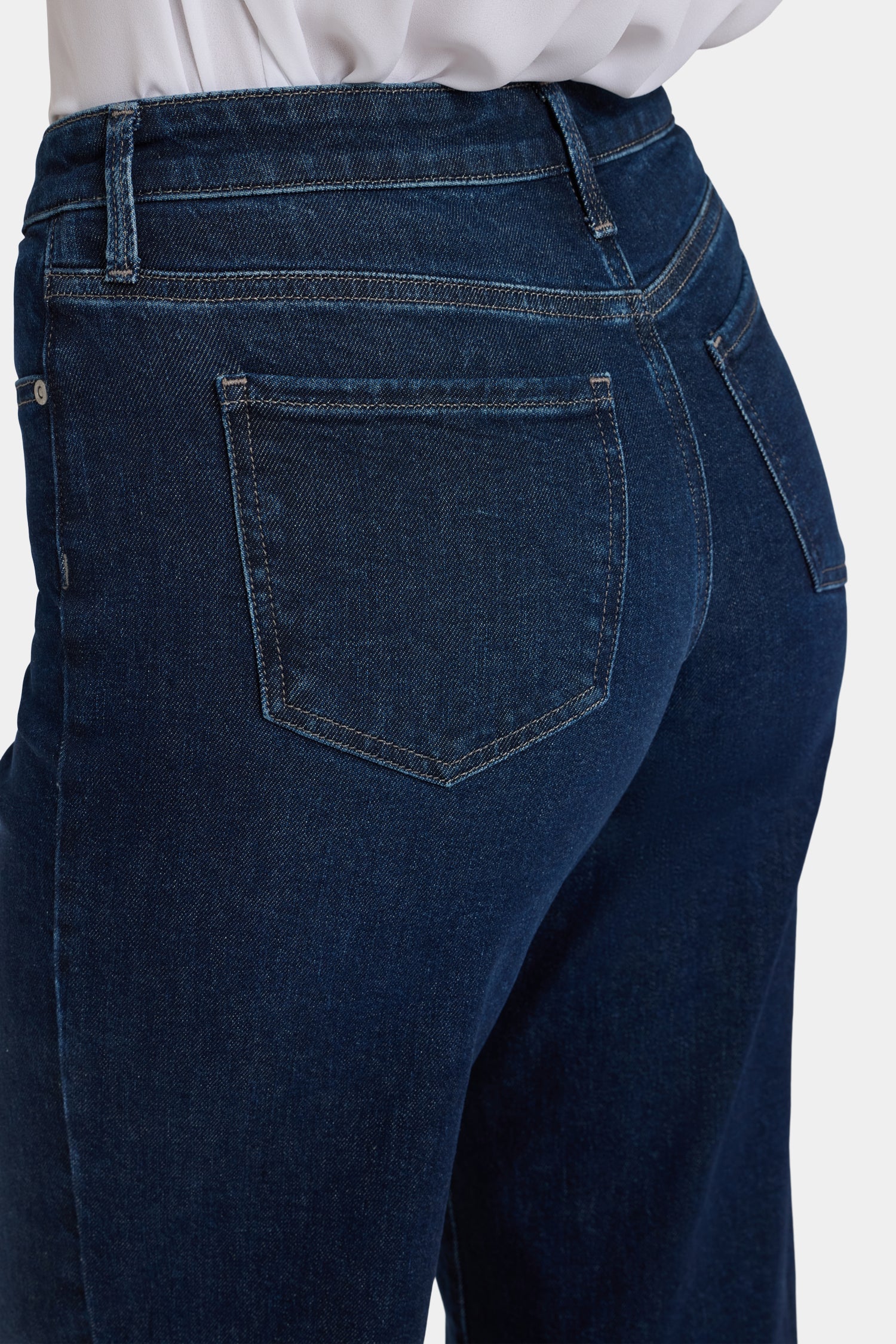 Teresa Wide Leg Ankle Jeans With 3