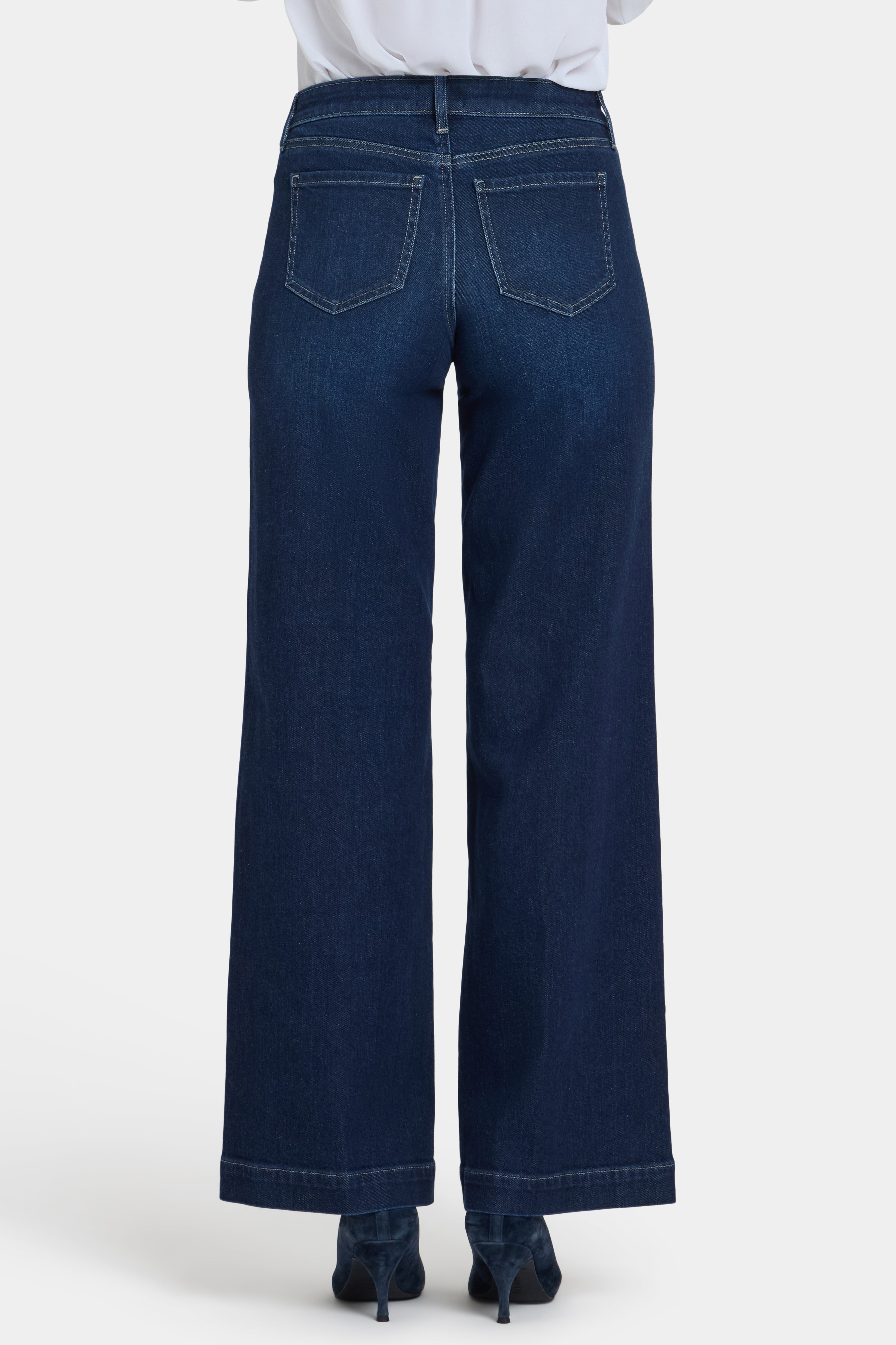 Teresa Wide Leg Jeans With 1 1/2