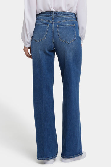NYDJ Teresa Wide Leg Jeans With Contoured Seams And 31