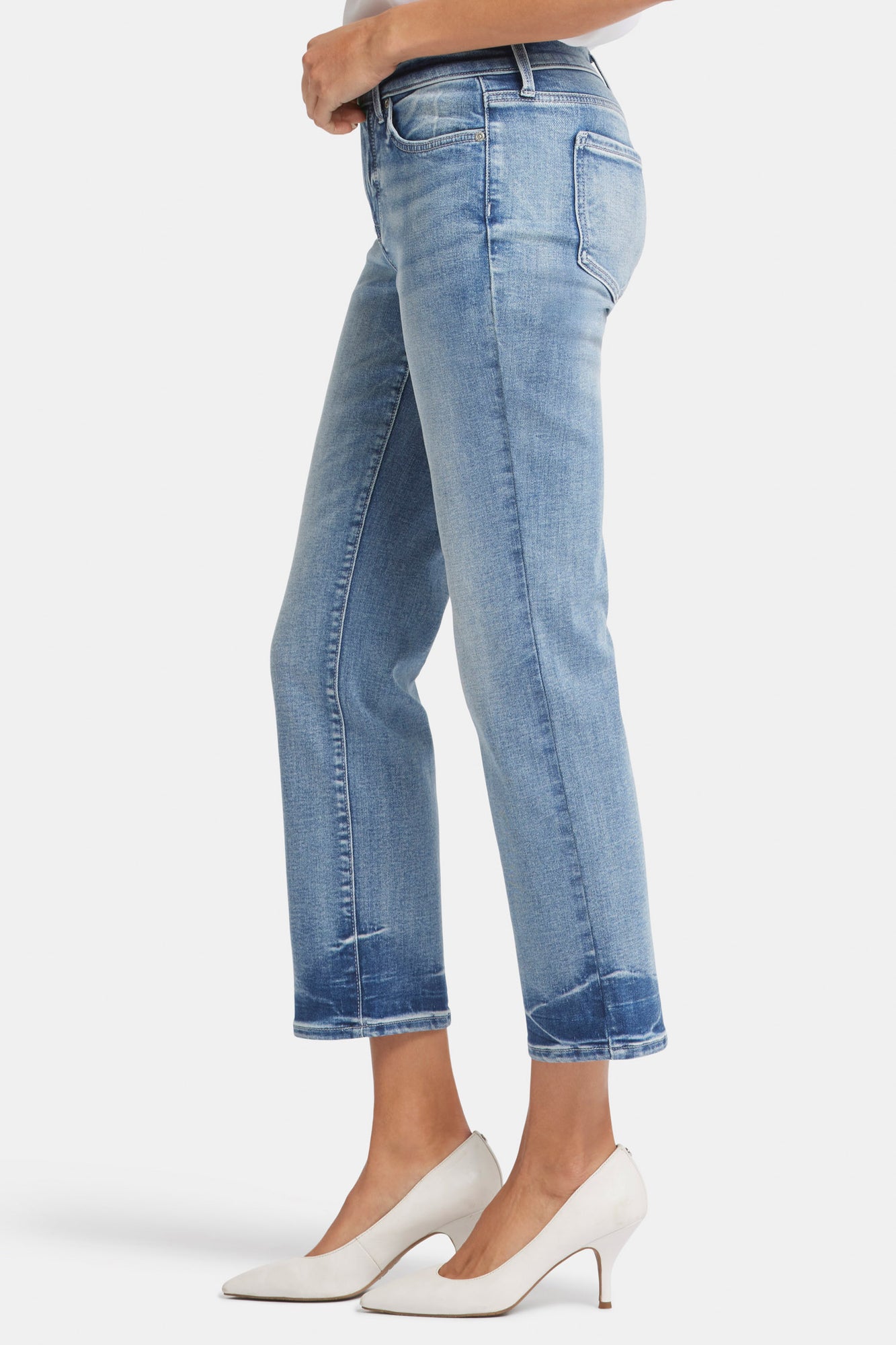 NYDJ Marilyn Straight Ankle Jeans  - Torrent Peak