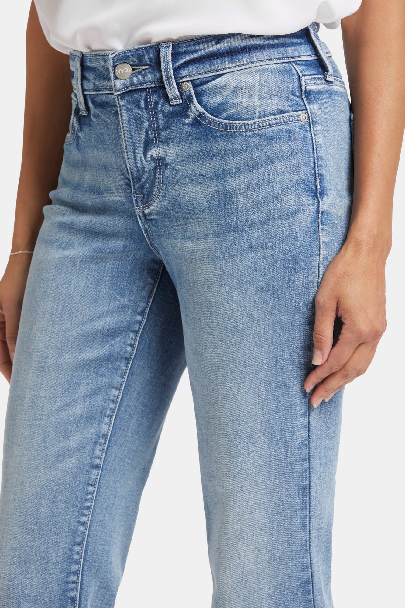 NYDJ Marilyn Straight Ankle Jeans  - Torrent Peak