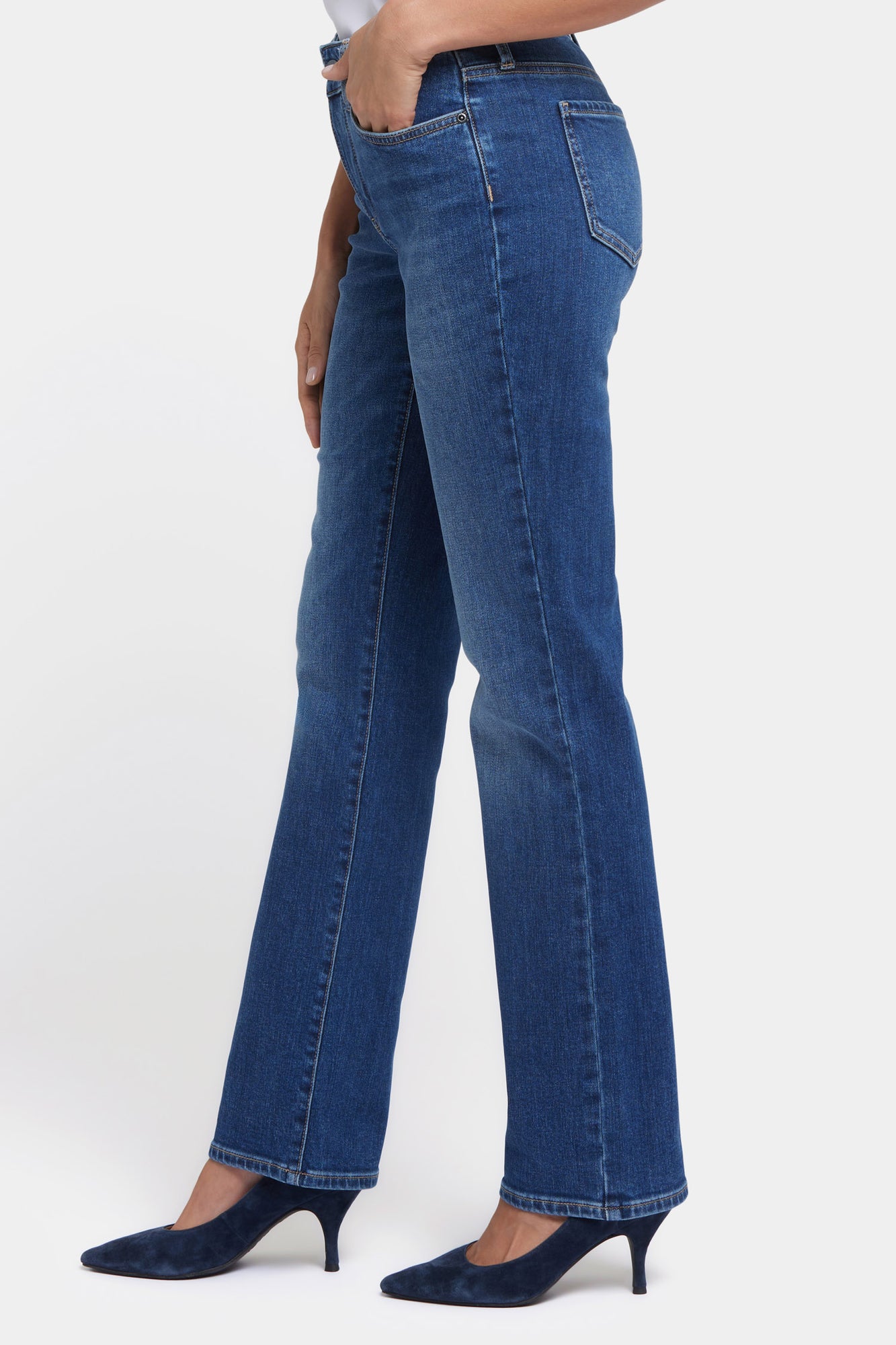 NYDJ Marilyn Straight Jeans  - Asturia Shore