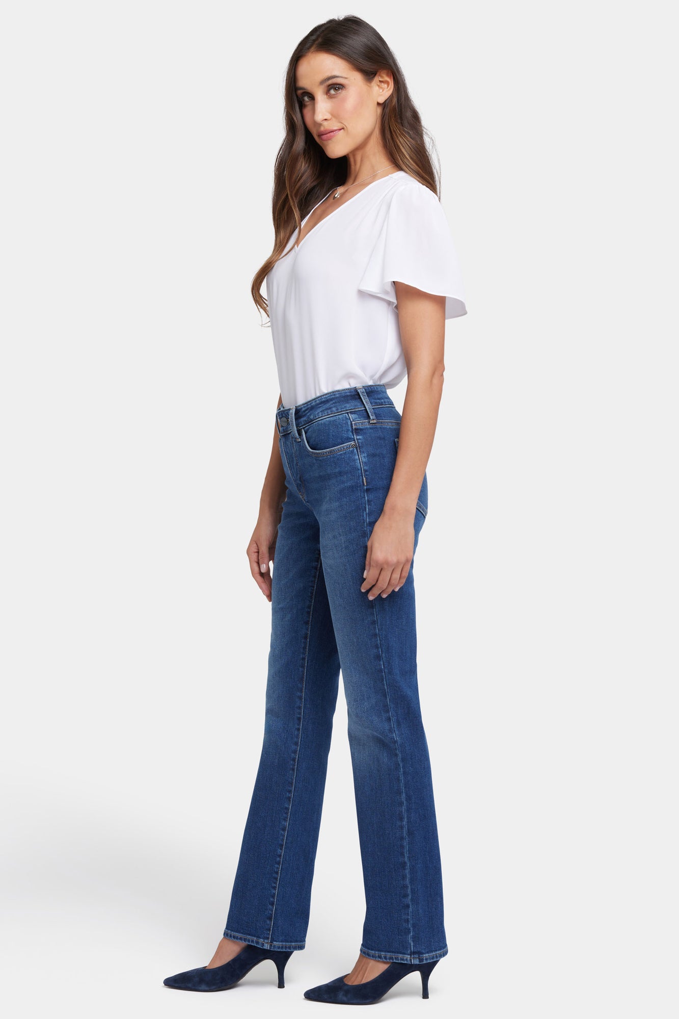 NYDJ Marilyn Straight Jeans  - Asturia Shore