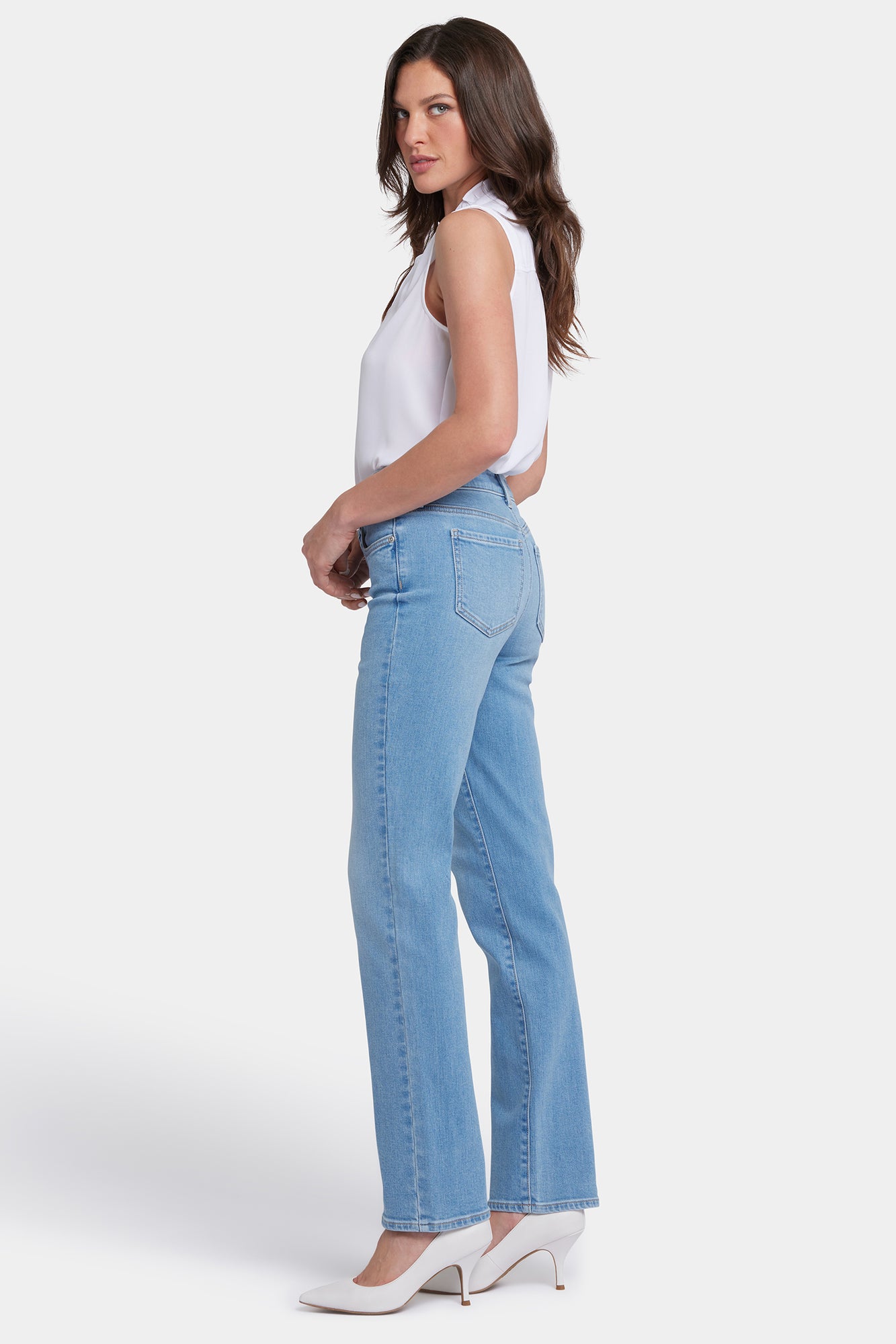 NYDJ Marilyn Straight Jeans  - Salamanca Sun