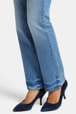 NYDJ Marilyn Straight Jeans With High Rise And Creased Hems - Hidden Lake