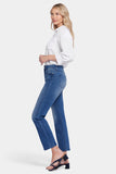 NYDJ Marilyn Straight Ankle Jeans With High Rise - Blue Island