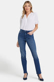 NYDJ Sheri Slim Jeans With High Rise - Moonlight