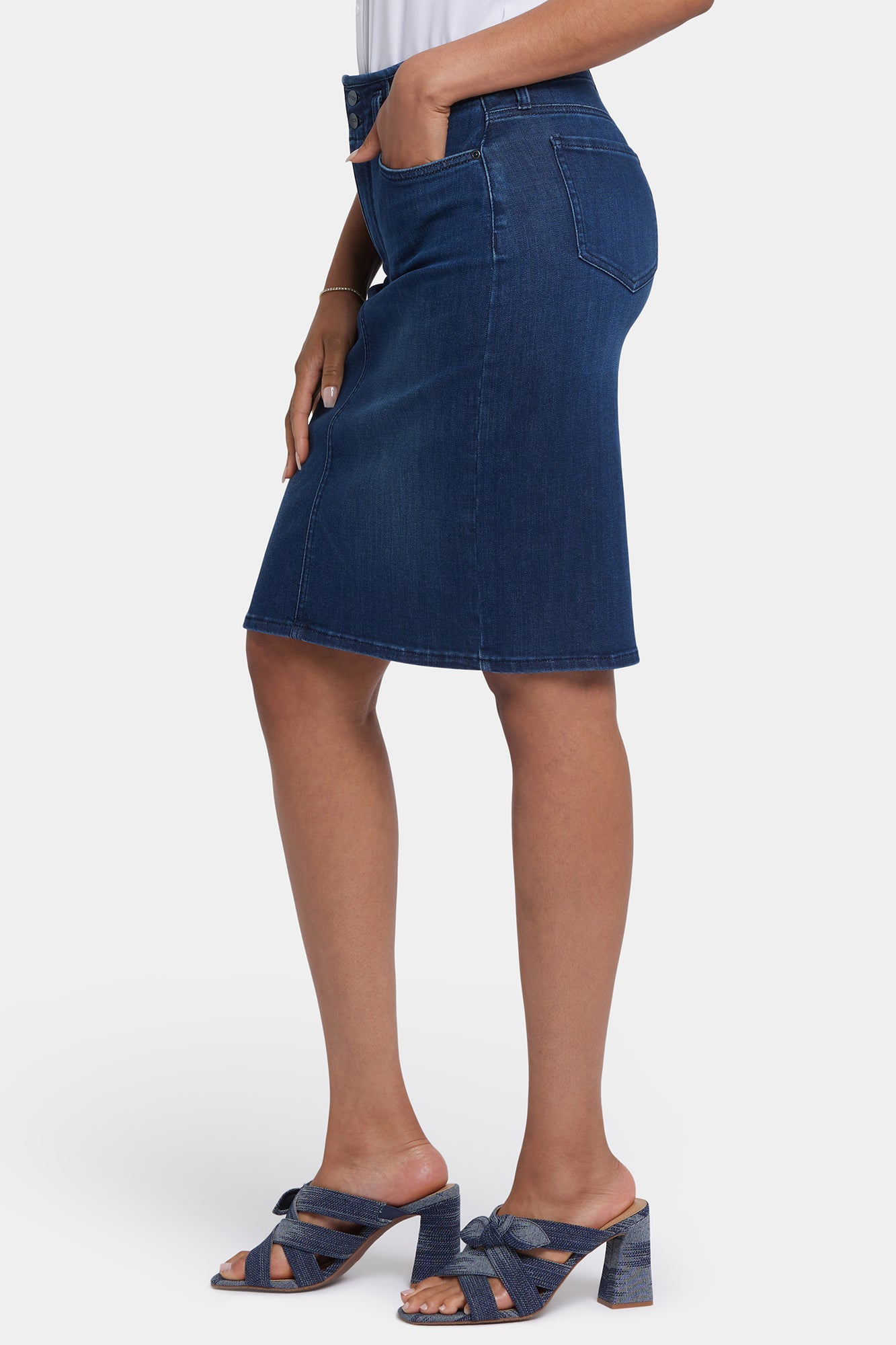 NYDJ High Waist Skirt  - Ibiza Blues