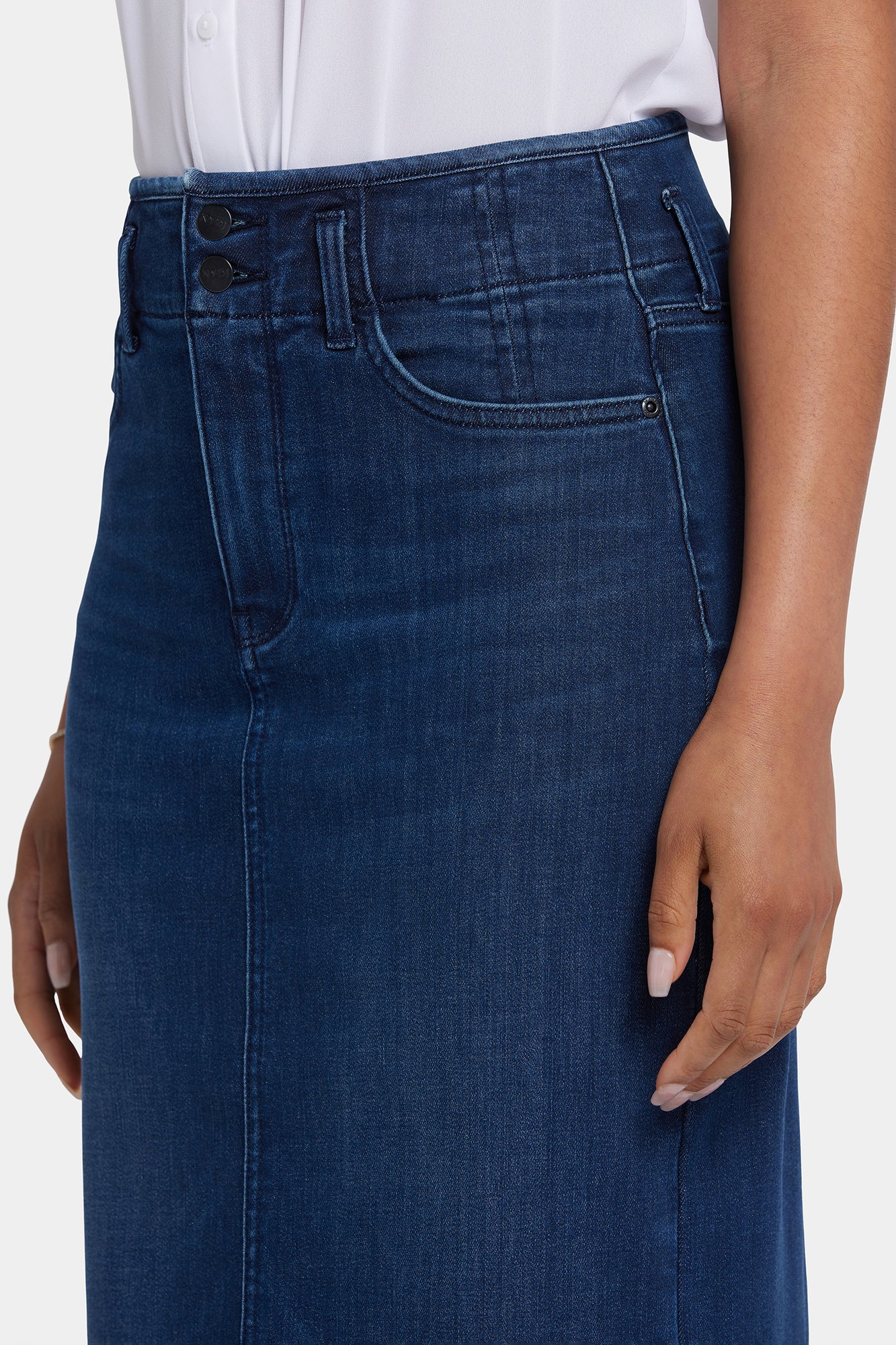 NYDJ High Waist Skirt  - Ibiza Blues