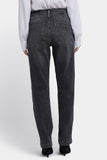 NYDJ Brooke Loose Straight Jeans With Super High Rise - Vintage Noir