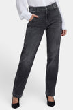 NYDJ Brooke Loose Straight Jeans With Super High Rise - Vintage Noir
