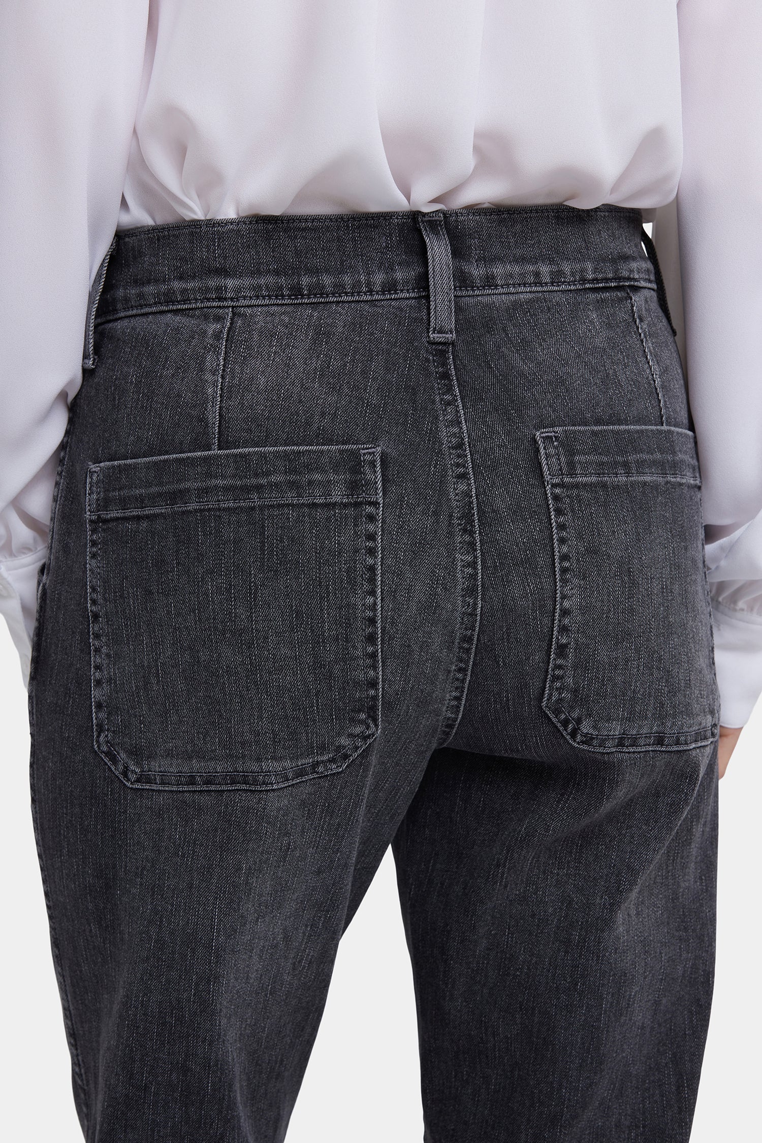 NYDJ Brooke Loose Straight Jeans With Super High Rise - Vintage Noir