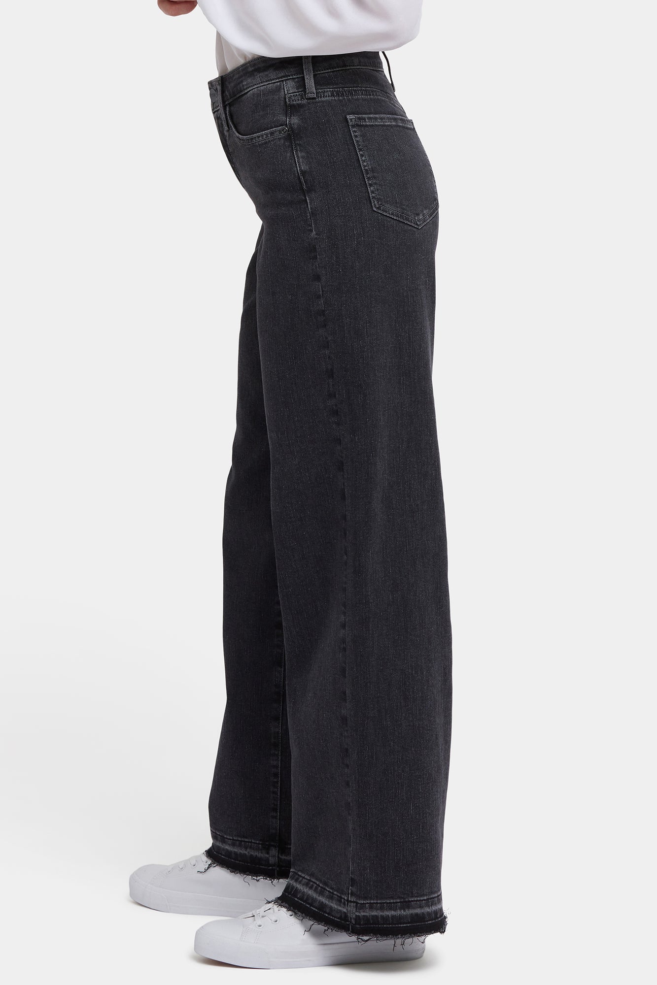NYDJ Teresa Wide Leg Jeans With Released Hems And 31