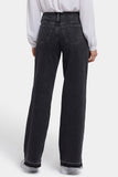 NYDJ Teresa Wide Leg Jeans With Released Hems And 31" Inseam - Slate Stone