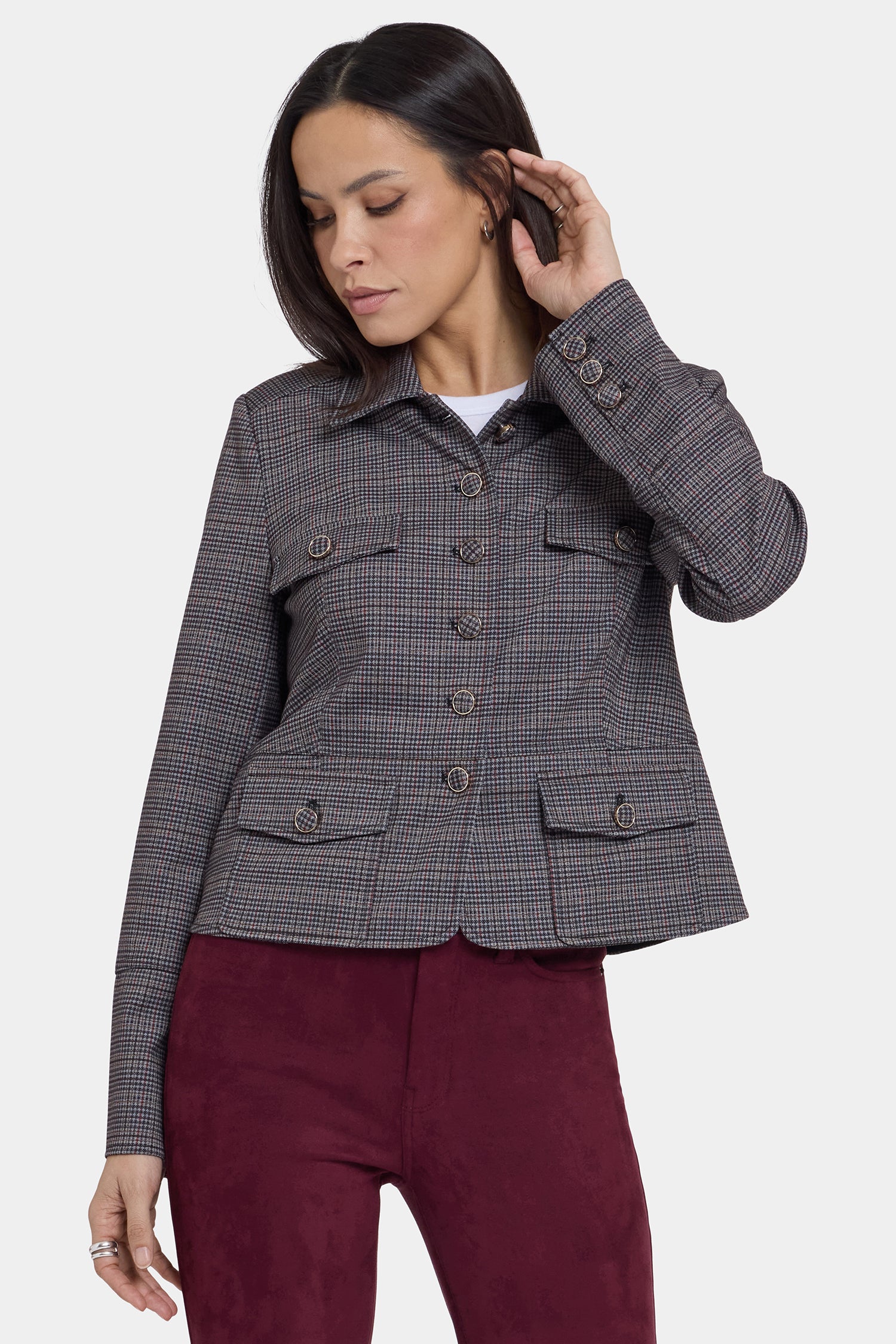 NYDJ Celeste Jacket Sculpt-Her™ Collection - Camryn Check
