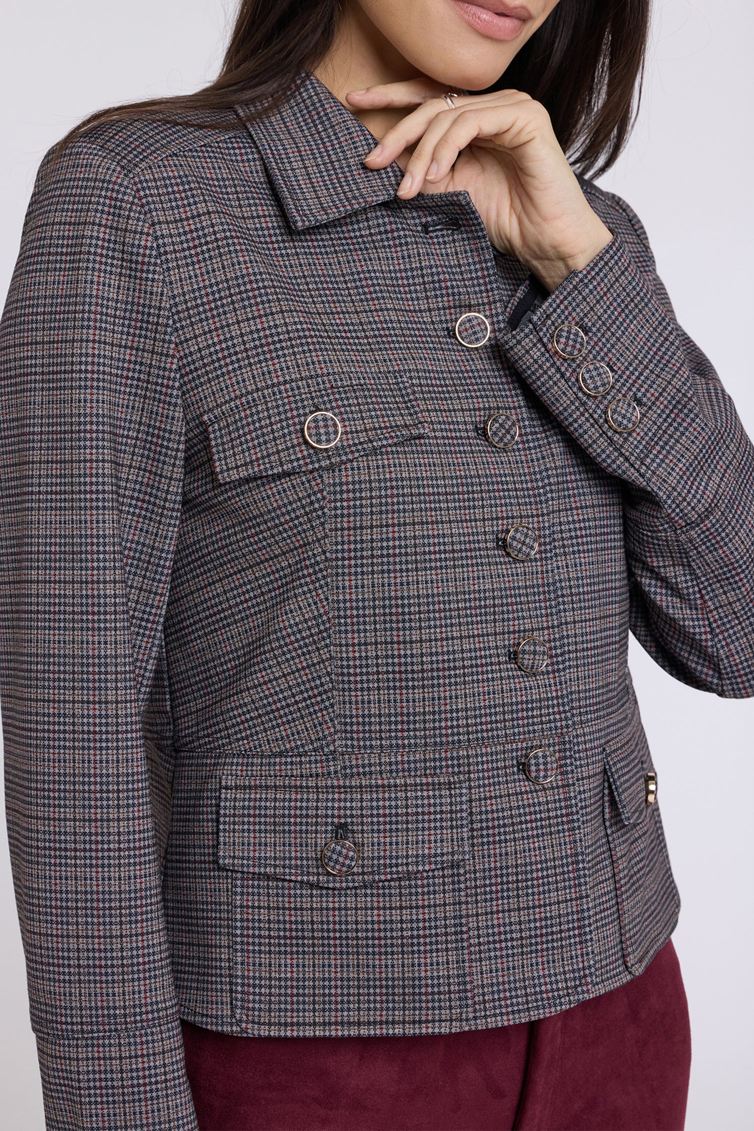 NYDJ Celeste Jacket Sculpt-Her™ Collection - Camryn Check