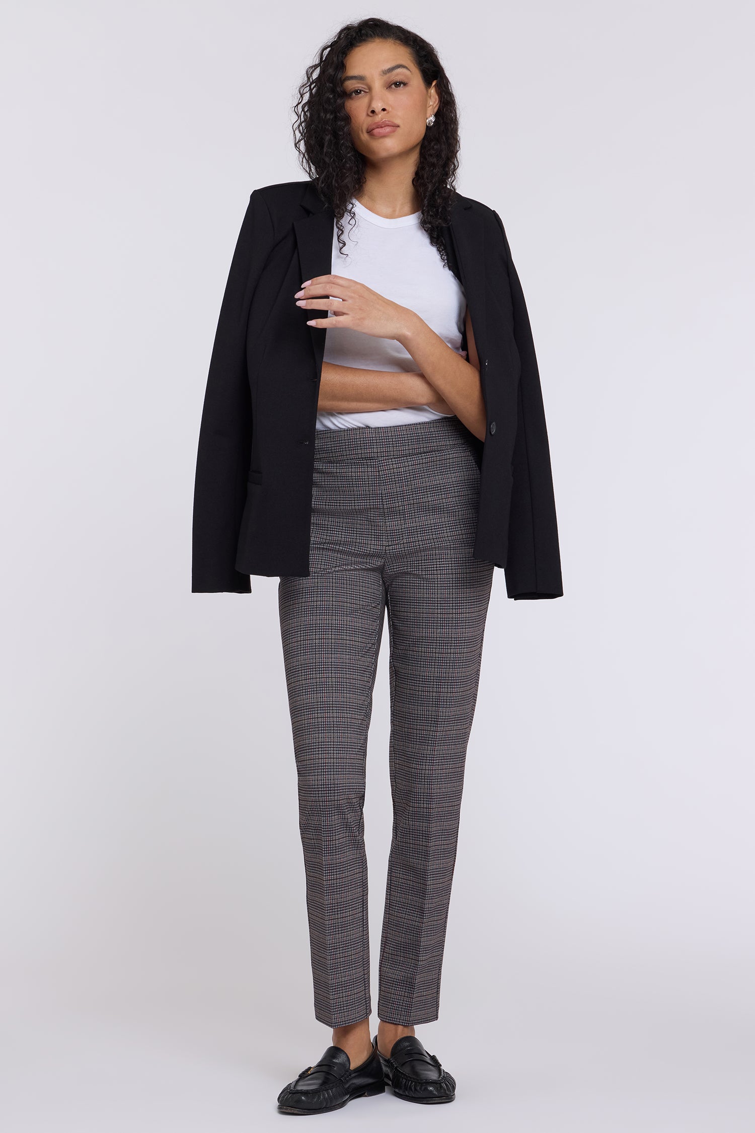 NYDJ Tabitha Trouser Pants Sculpt-Her™ Collection - Camryn Check
