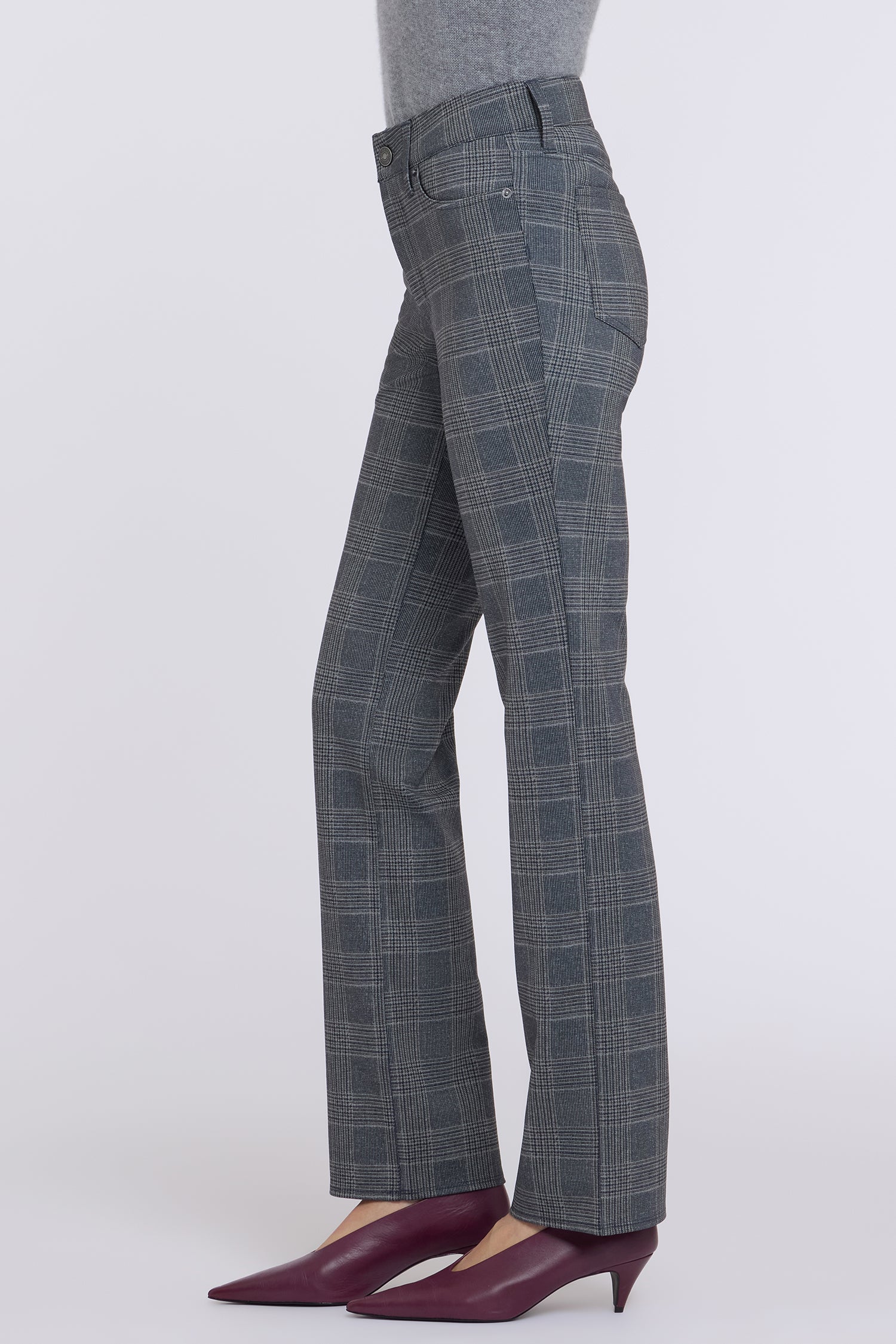 NYDJ Marilyn Straight Pants Sculpt-Her™ Collection - Phoebe Plaid