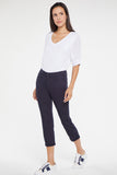 NYDJ Chloe Skinny Capri Jeans In BlueLast™ Denim With Roll Cuffs - Dark Rinse