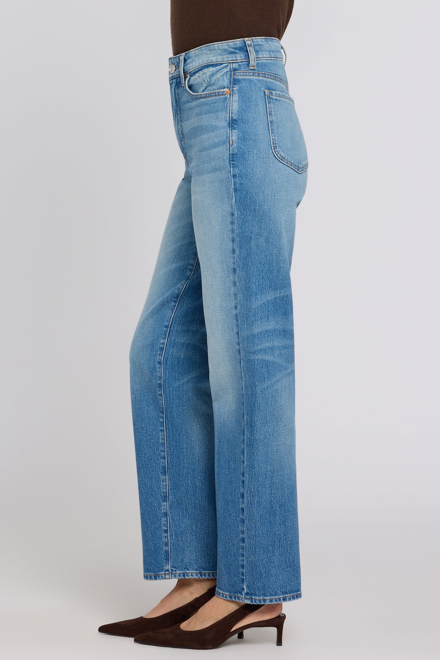 NYDJ Kasey Stovepipe Jeans With Super High Rise And 32" Inseam - Joaquin
