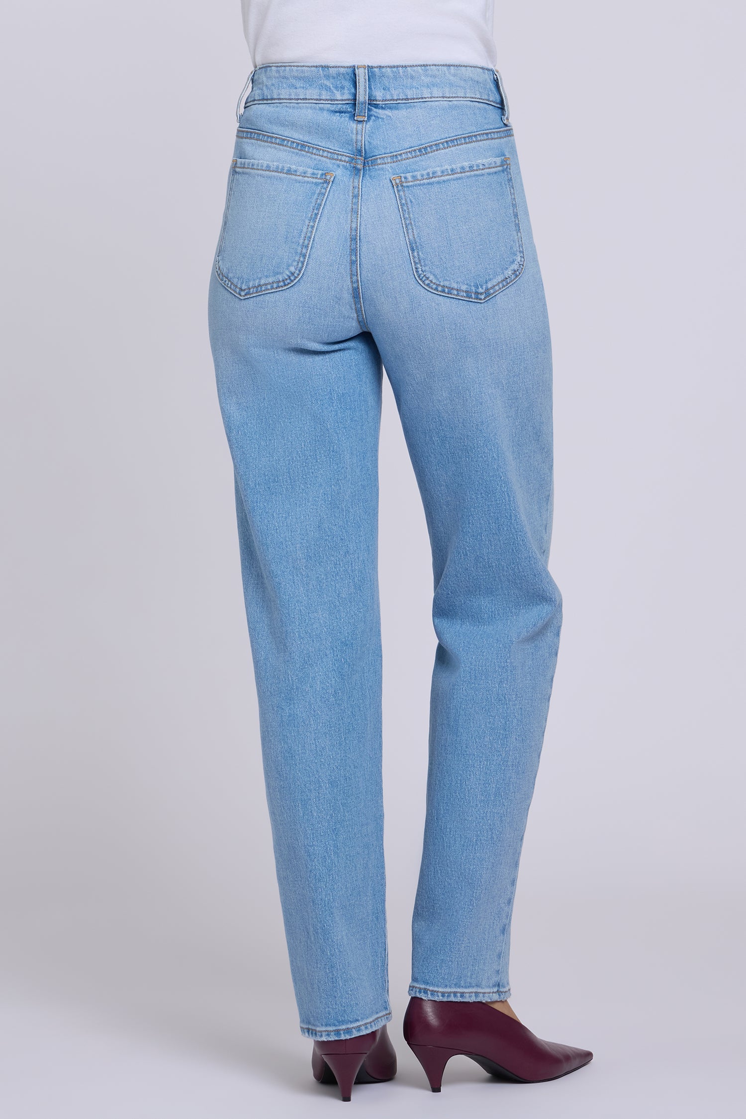 NYDJ Kasey Stovepipe Jeans With Super High Rise And 32" Inseam - Trefoil