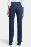 NYDJ Bailey Relaxed Straight Pull-On Jeans  - Palace