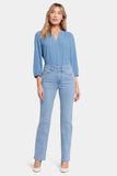 NYDJ Marilyn Straight Jeans In Tall With High Rise And 33" Inseam - Kingston