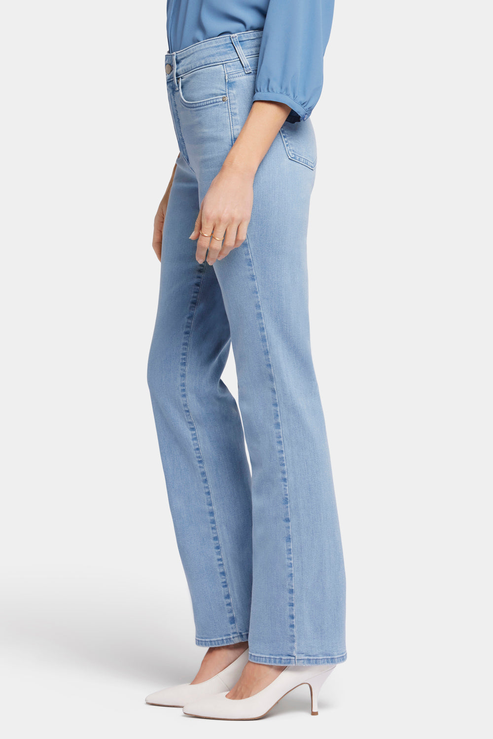 NYDJ Marilyn Straight Jeans In Tall With High Rise And 33
