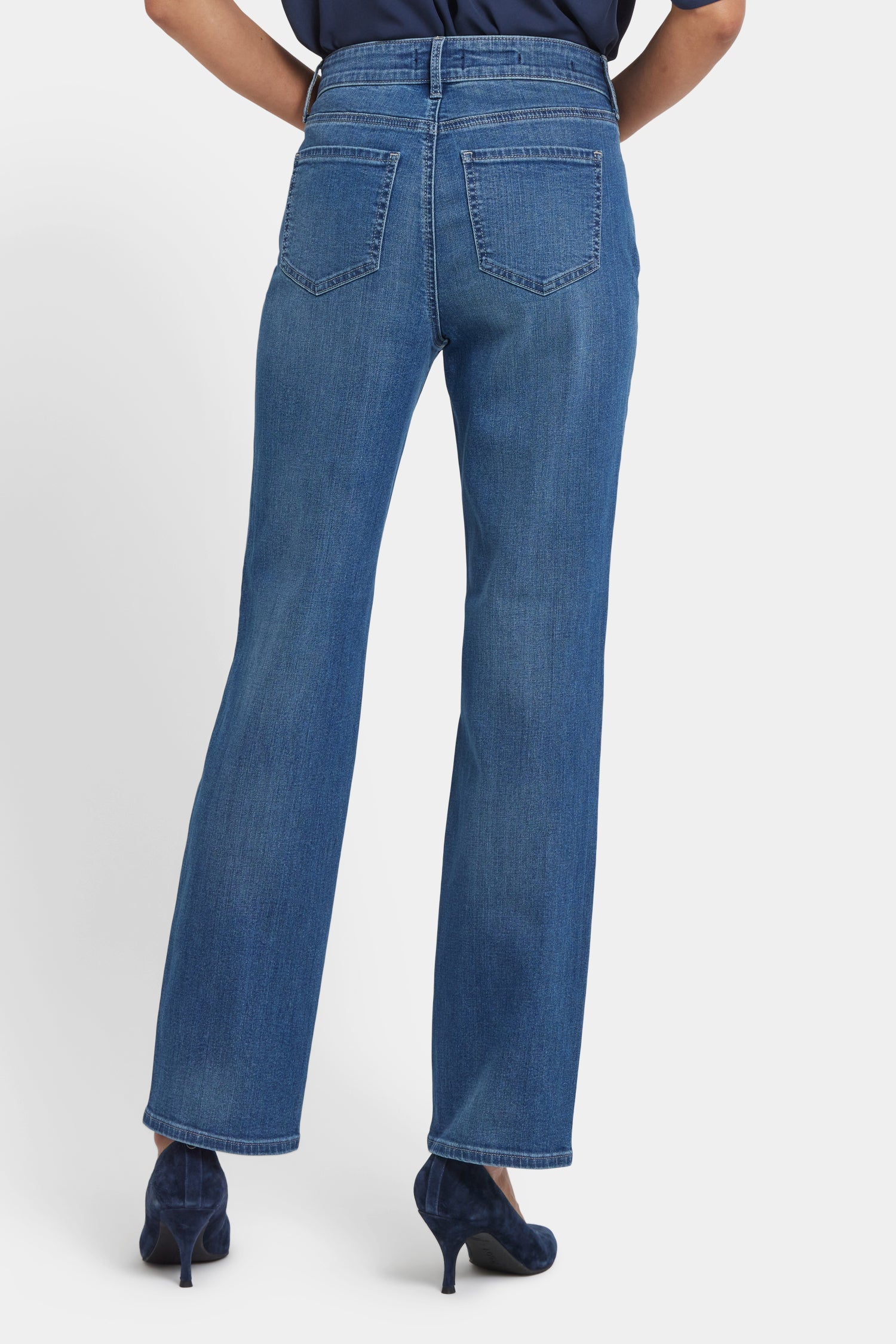 NYDJ Marilyn Straight Jeans With High Rise And 31