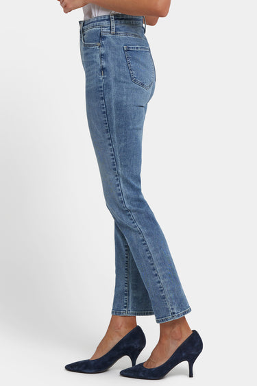 NYDJ Sheri Slim Jeans With High Rise - Parisian Sky