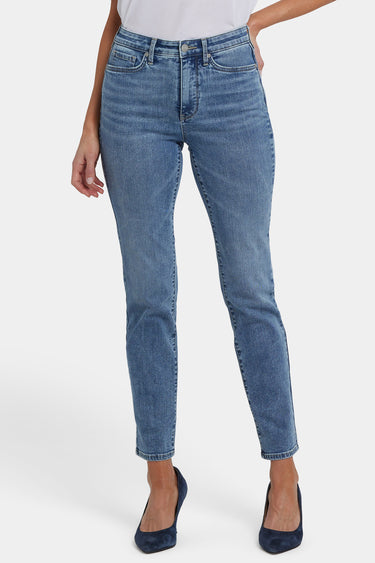 NYDJ Sheri Slim Jeans With High Rise - Parisian Sky