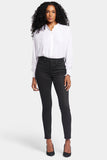 NYDJ Ami Skinny Jeans In BlackLast™ Denim With High Rise - Black Rinse